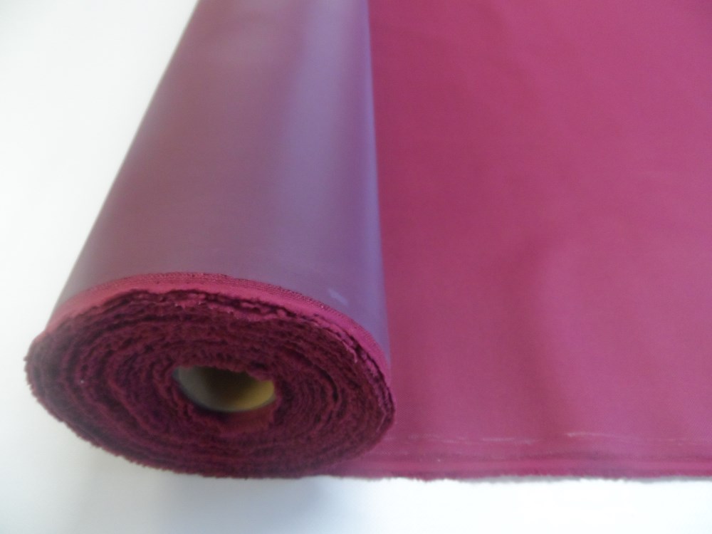 Heavy Duty Waterproof 600 Denier Polyester Canvas Fabric Burgundy