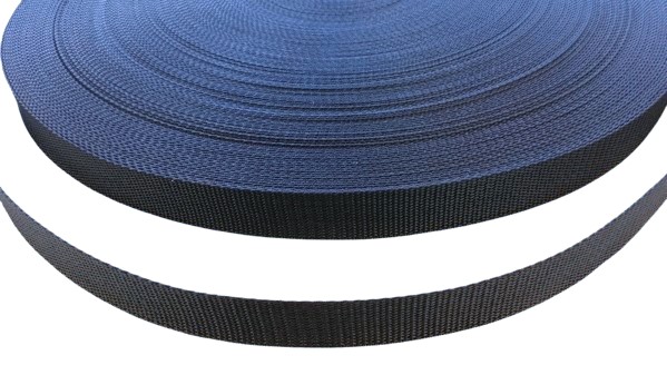 25mm webbing black
