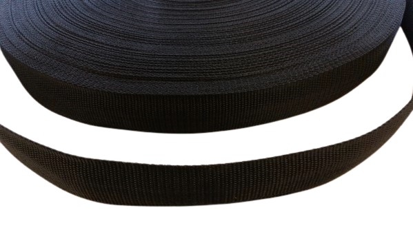38mm webbing black