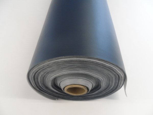 blue leatherette fabric